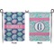 Preppy Sea Shells Garden Flag - Double Sided Front and Back