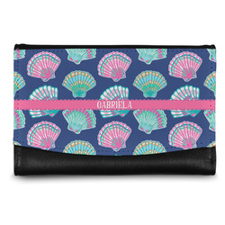 Preppy Sea Shells Genuine Leather Women's Wallet - Small (Personalized)