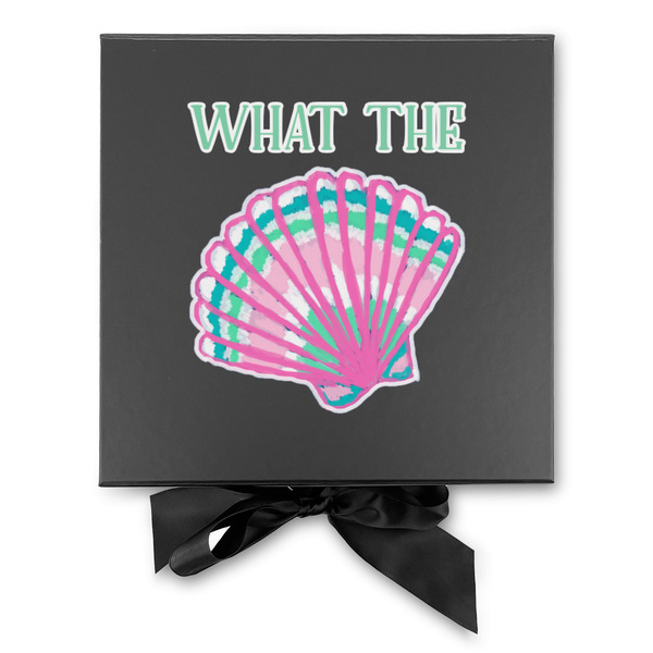Preppy Sea Shells Gift Boxes with Magnetic Lid - Black - Approval