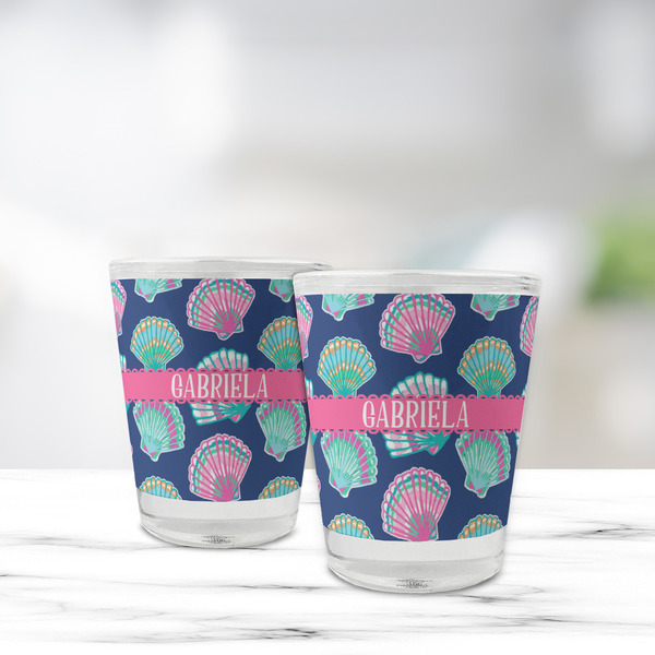 Preppy Sea Shells Glass Shot Glass - Standard - LIFESTYLE