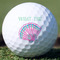 Preppy Sea Shells Golf Ball - Branded - Front