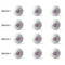 Preppy Sea Shells Golf Balls - Generic - Set of 12 - APPROVAL