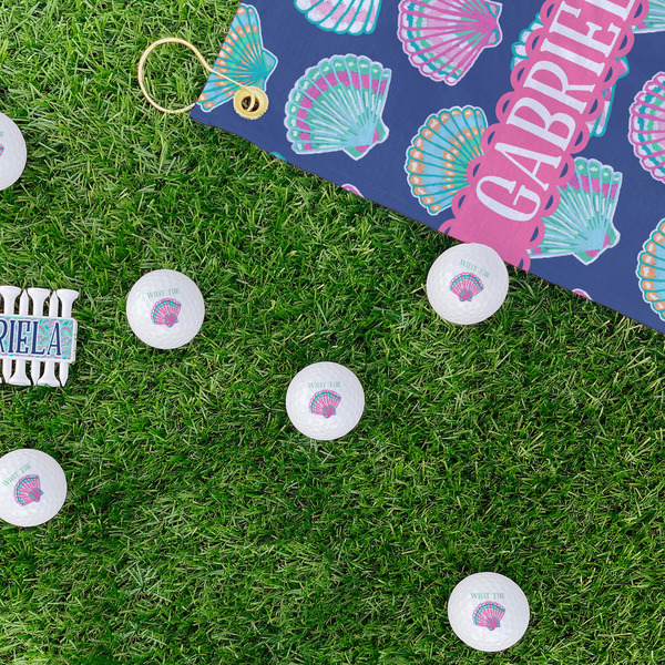 Preppy Sea Shells Golf Balls - Generic - Set of 12 - LIFESTYLE