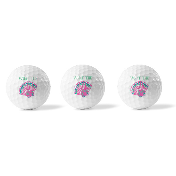 Preppy Sea Shells Golf Balls - Generic - Set of 3 - APPROVAL