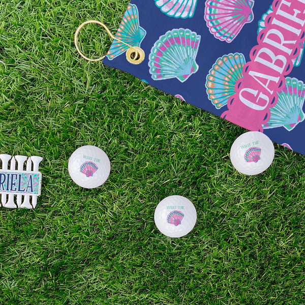 Preppy Sea Shells Golf Balls - Generic - Set of 3 - LIFESTYLE