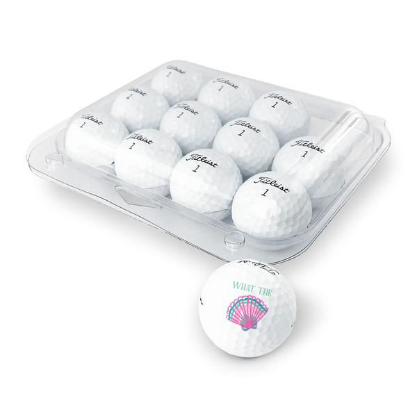 Preppy Sea Shells Golf Balls - Titleist - Set of 12 - PACKAGING