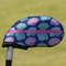 Preppy Sea Shells Golf Club Cover - Front