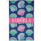 Preppy Sea Shells Golf Towel (Personalized) - APPROVAL (Small Full Print)