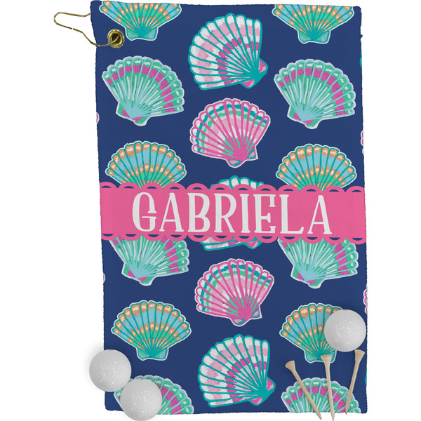 Sea Shells Golf Towel (Personalized)