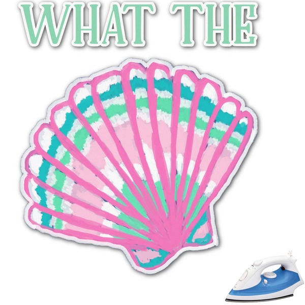 Custom Preppy Sea Shells Graphic Iron On Transfer - Up to 4.5"x4.5" (Personalized)