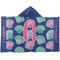 Preppy Sea Shells Kids Hooded Towel (Personalized)