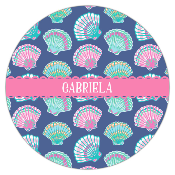 Preppy Sea Shells Icing Circle - Medium - Single