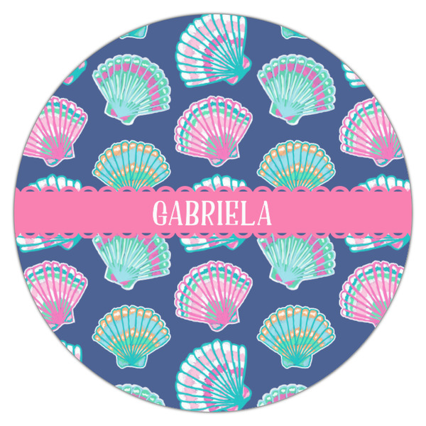 Preppy Sea Shells Icing Circle - Small - Single