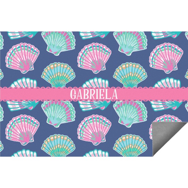 Custom Preppy Sea Shells Indoor / Outdoor Rug - 2'x3' (Personalized)