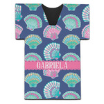 Preppy Sea Shells Jersey Bottle Cooler (Personalized)