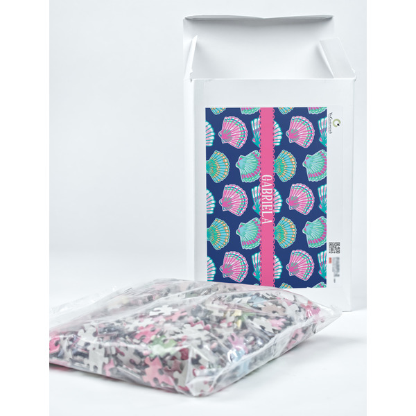 Preppy Sea Shells Jigsaw Puzzle 1014 Piece - Box