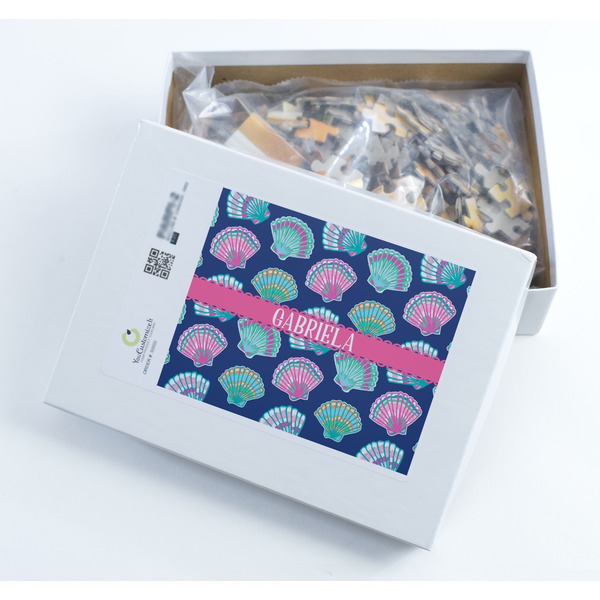 Preppy Sea Shells Jigsaw Puzzle 252 Piece - Box
