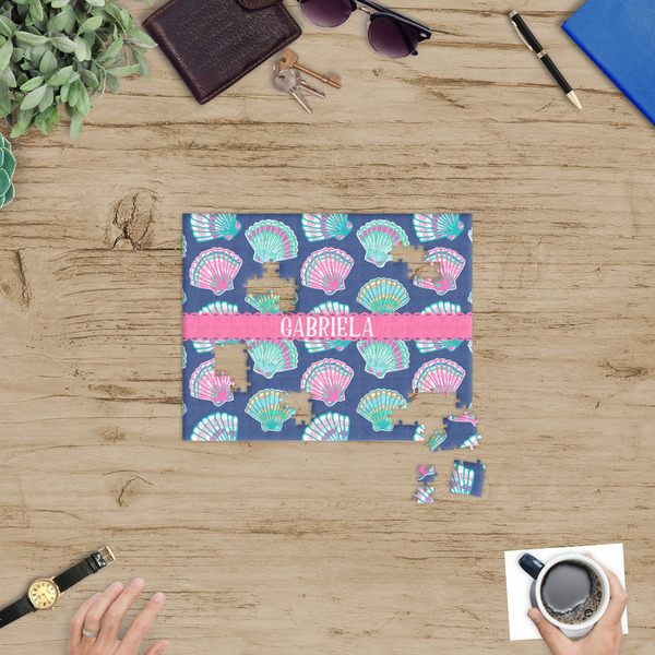 Preppy Sea Shells Jigsaw Puzzle 252 Piece - In Context