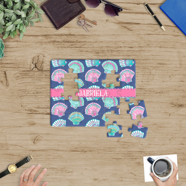Preppy Sea Shells Jigsaw Puzzle 30 Piece - In Context