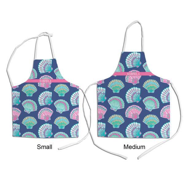 Preppy Sea Shells Kid's Aprons - Comparison