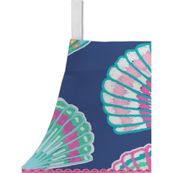 Preppy Sea Shells Kid's Aprons - Detail
