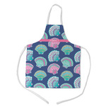 Preppy Sea Shells Kid's Apron w/ Name or Text