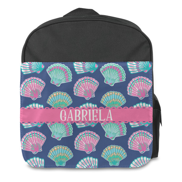 Preppy Sea Shells Kids Backpack - Front