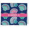 Preppy Sea Shells Kitchen Towel - Poly Cotton w/ Name or Text