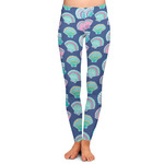 Preppy Sea Shells Ladies Leggings - Large