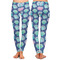 Preppy Sea Shells Ladies Leggings - Front and Back