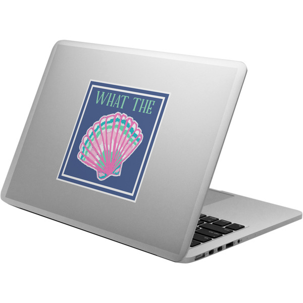 Custom Preppy Sea Shells Laptop Decal (Personalized)