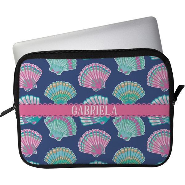Custom Preppy Sea Shells Laptop Sleeve / Case (Personalized)