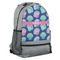 Preppy Sea Shells Large Backpack - Gray - Angled View