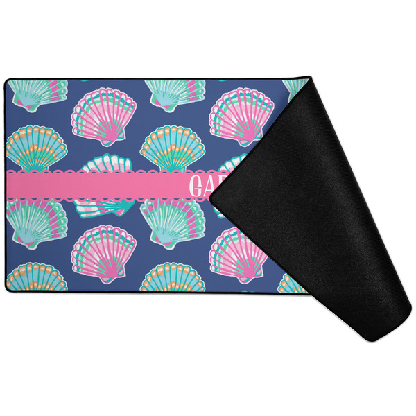 Preppy Sea Shells Large Gaming Mats - FRONT W/ FOLD