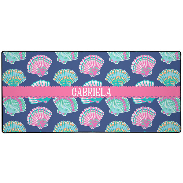 Custom Preppy Sea Shells Gaming Mouse Pad (Personalized)