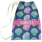 Preppy Sea Shells Large Laundry Bag - Front View