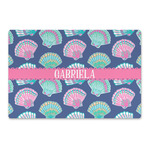 Preppy Sea Shells Large Rectangle Car Magnet (Personalized)