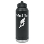 Preppy Sea Shells Water Bottle - Laser Engraved - Front (Personalized)