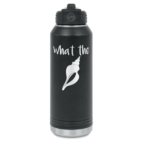 Custom Preppy Sea Shells Water Bottles - Laser Engraved (Personalized)