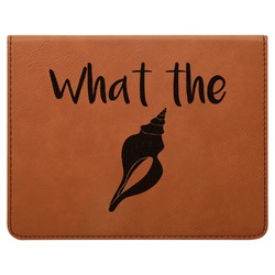 Preppy Sea Shells Leatherette 4-Piece Wine Tool Set (Personalized)