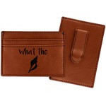 Preppy Sea Shells Leatherette Wallet with Money Clip (Personalized)