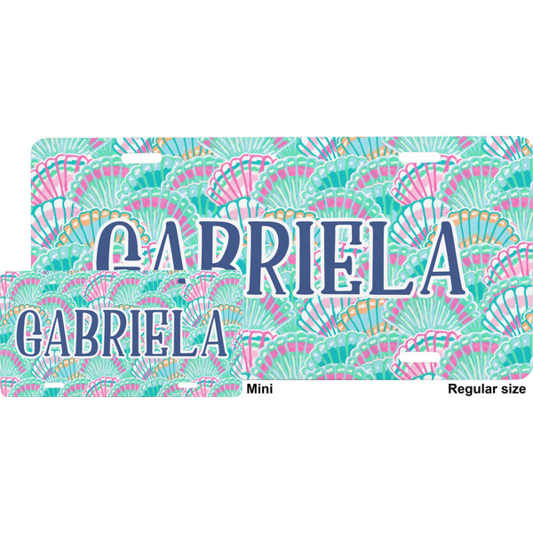 Sea Shells License Plate (Sizes)