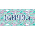 Preppy Sea Shells Front License Plate (Personalized)