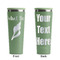 Preppy Sea Shells Light Green RTIC Everyday Tumbler - 28 oz. - Front and Back