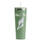 Preppy Sea Shells RTIC Everyday Tumbler with Straw - 28oz - Light Green - Single-Sided (Personalized)