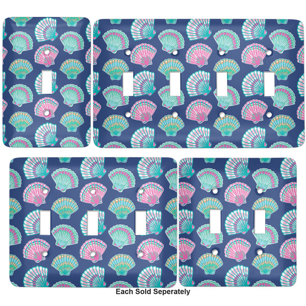 Preppy Sea Shells Light Switch Covers all sizes