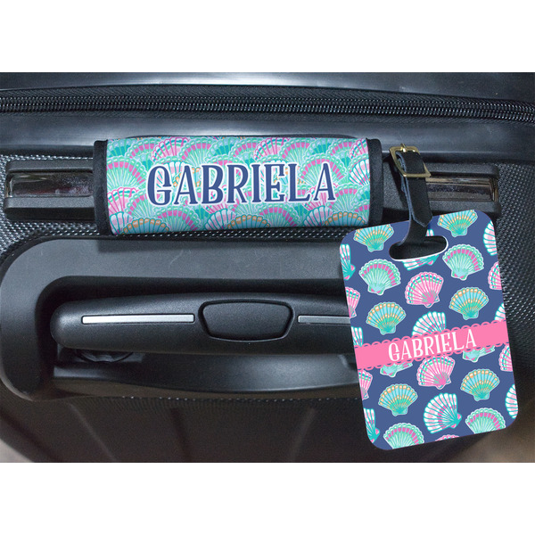 Sea Shells Luggage Wrap & Tag