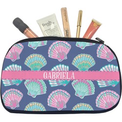 Preppy Sea Shells Makeup / Cosmetic Bag - Medium (Personalized)