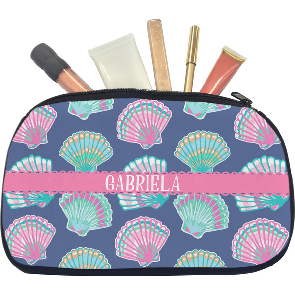 Preppy Sea Shells Makeup Bag Medium