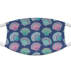 Preppy Sea Shells Cloth Face Mask (T-Shirt Fabric)